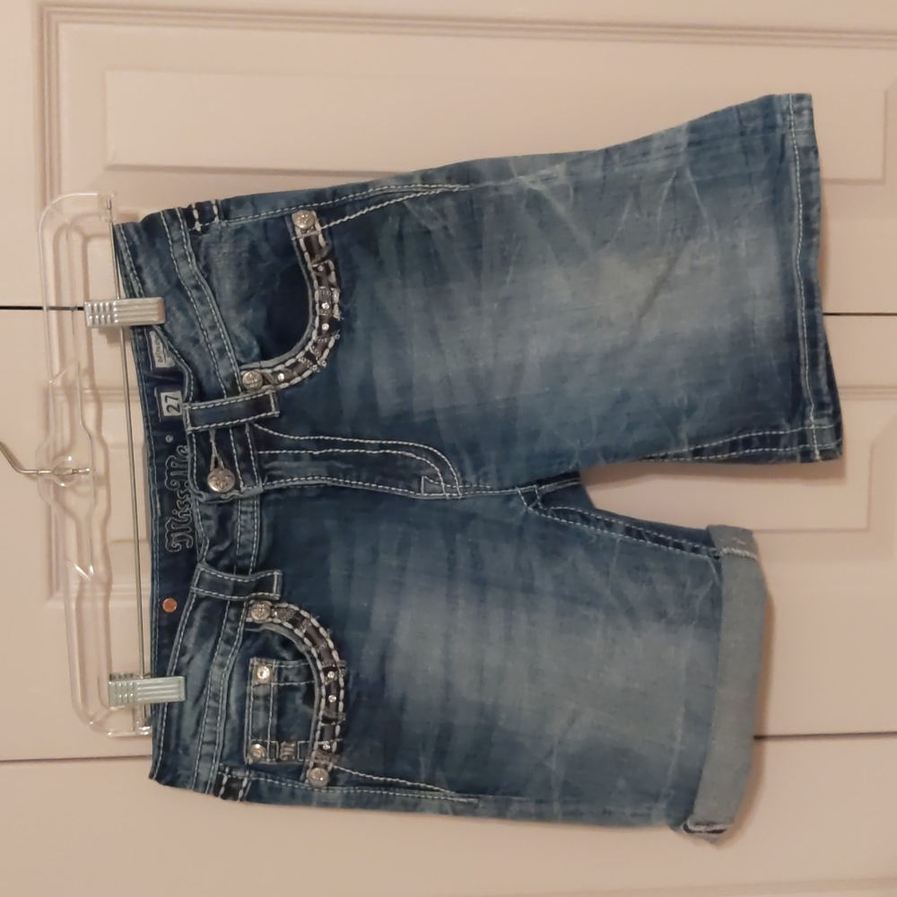 Miss Me Boyfriend Denim Shorts